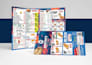 design customized bifold, trifold, multi page menu